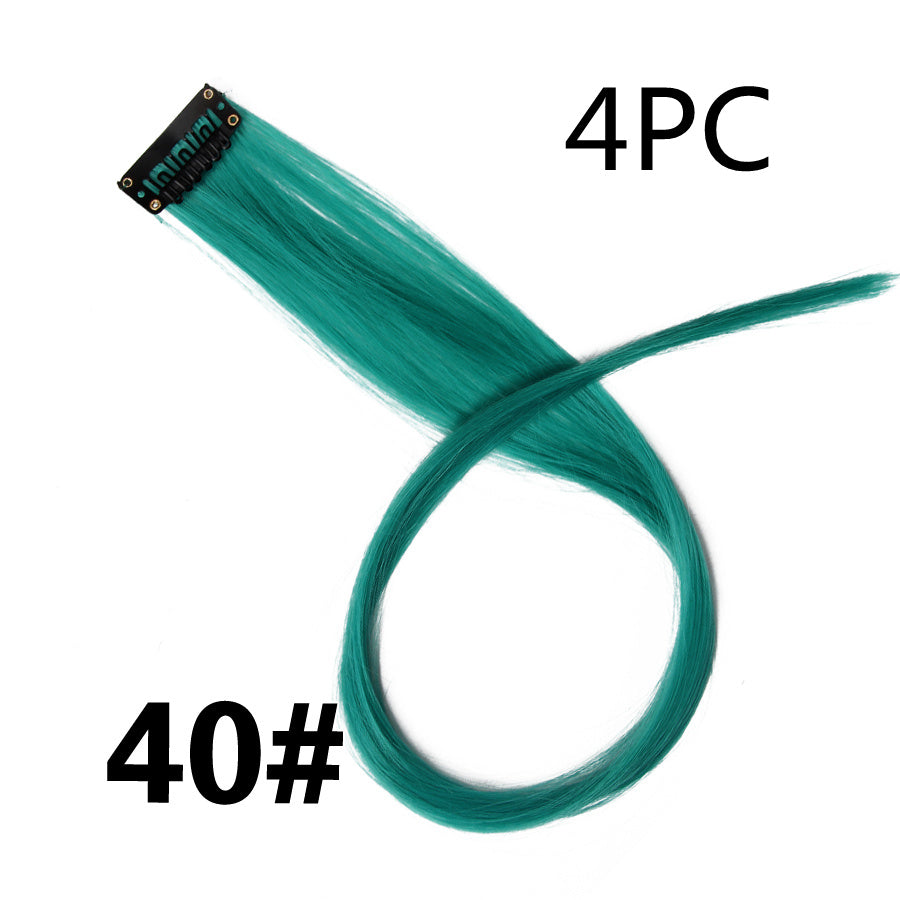 KTX-001683 18-Inch Wig Hair Extension in Vibrant Color with Natural Appearance