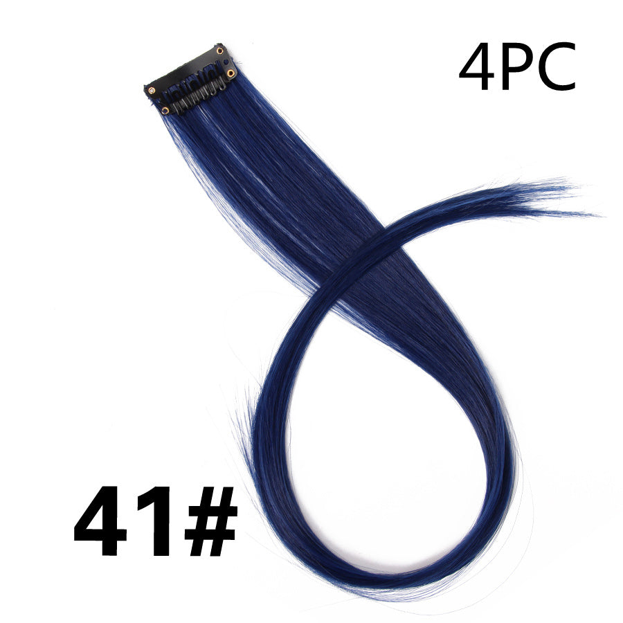 KTX-001683 18-Inch Wig Hair Extension in Vibrant Color with Natural Appearance