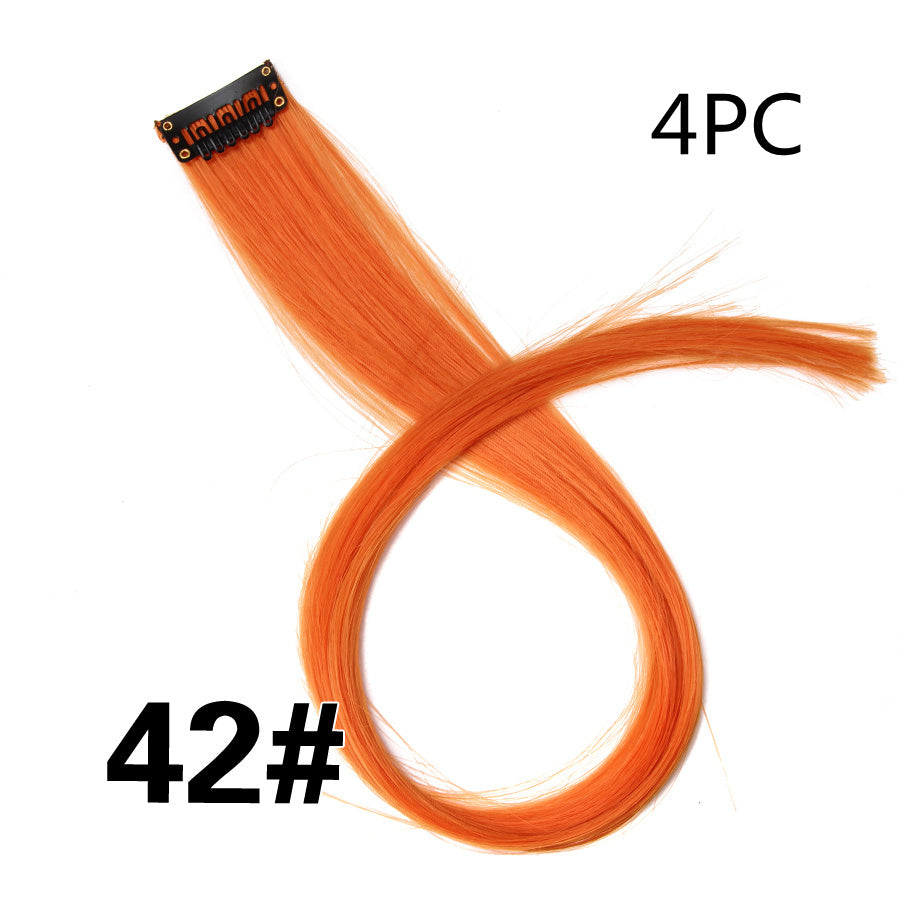 KTX-001683 18-Inch Wig Hair Extension in Vibrant Color with Natural Appearance