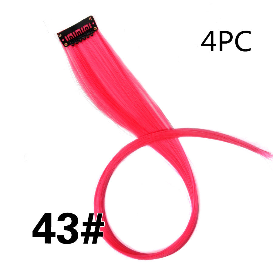 KTX-001683 18-Inch Wig Hair Extension in Vibrant Color with Natural Appearance