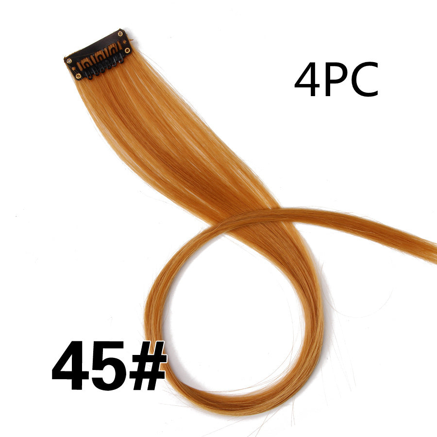 KTX-001683 18-Inch Wig Hair Extension in Vibrant Color with Natural Appearance