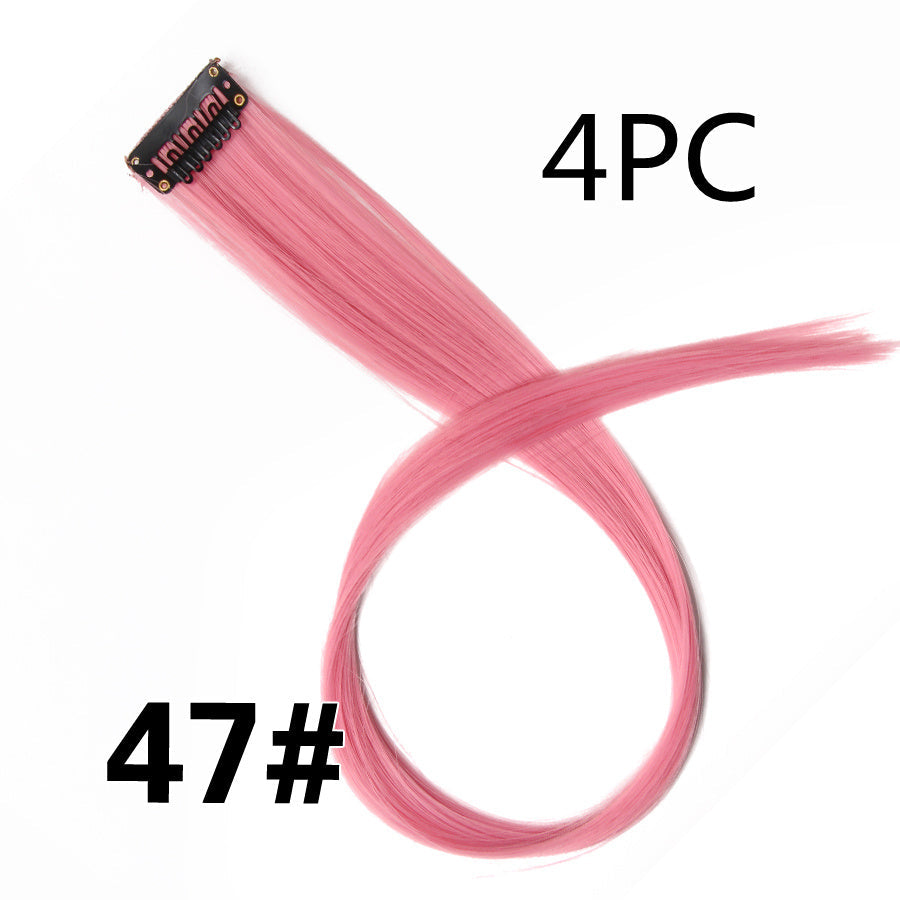 KTX-001683 18-Inch Wig Hair Extension in Vibrant Color with Natural Appearance