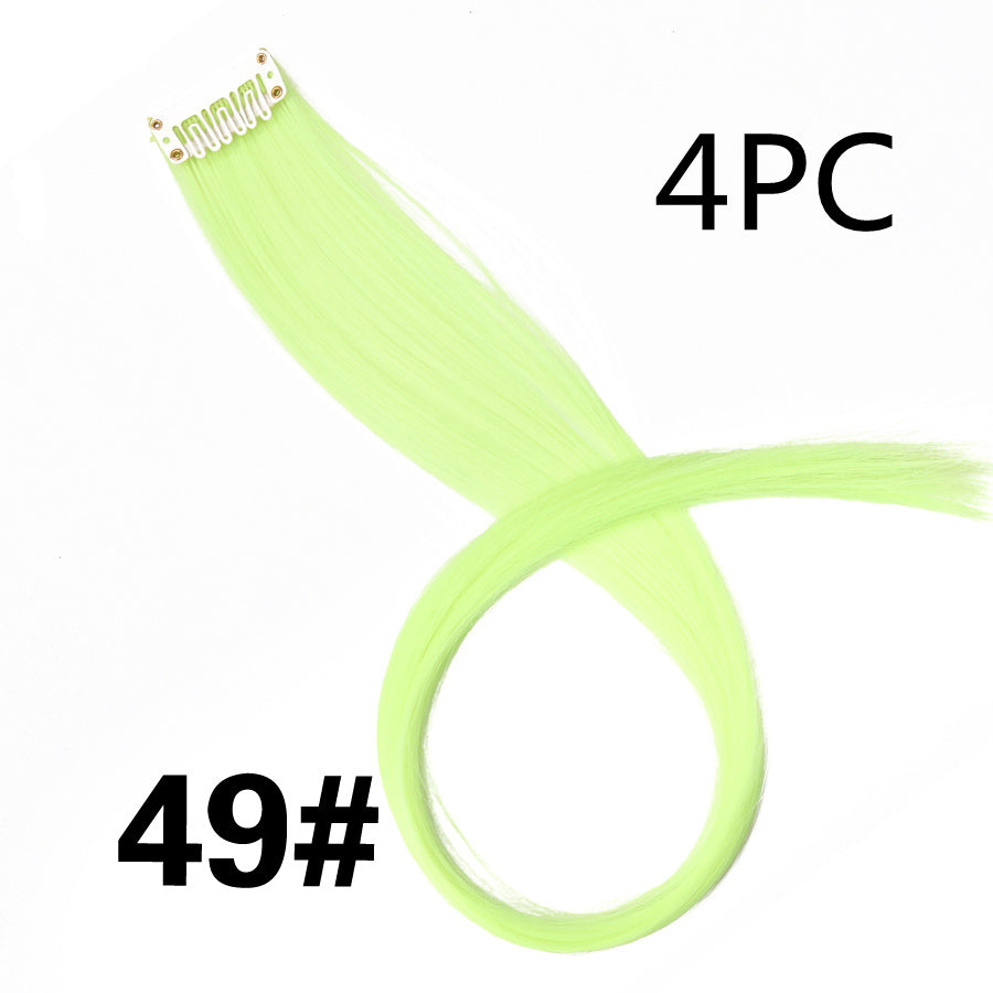 KTX-001683 18-Inch Wig Hair Extension in Vibrant Color with Natural Appearance