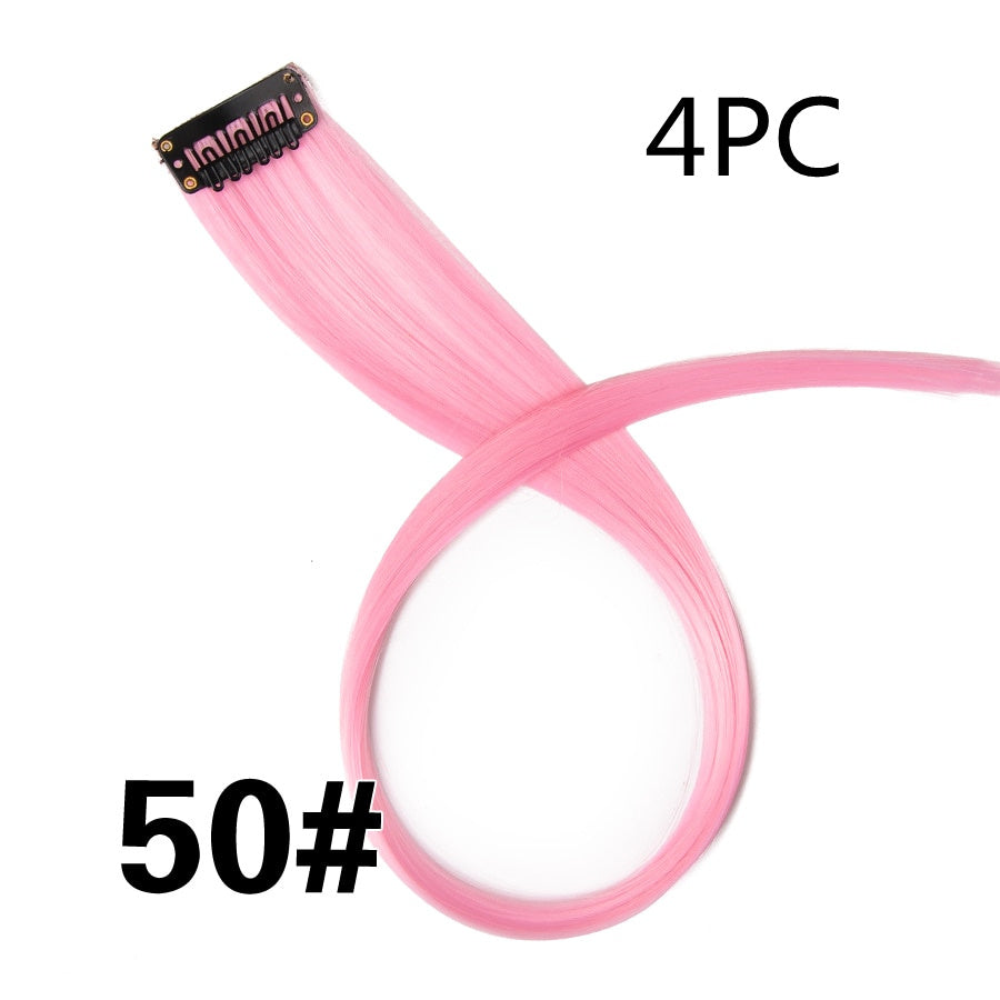 KTX-001683 18-Inch Wig Hair Extension in Vibrant Color with Natural Appearance