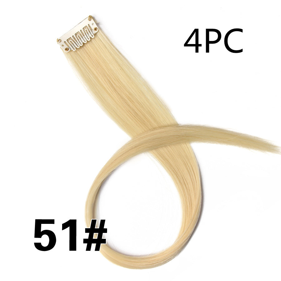 KTX-001683 18-Inch Wig Hair Extension in Vibrant Color with Natural Appearance