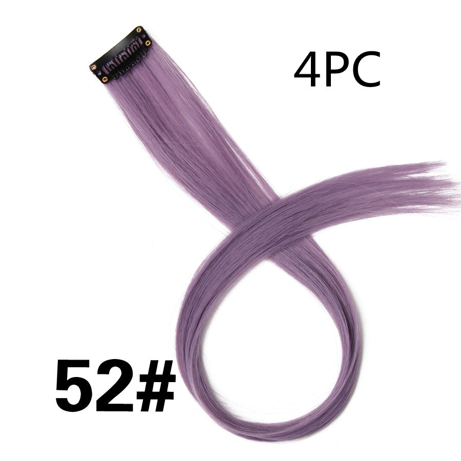 KTX-001683 18-Inch Wig Hair Extension in Vibrant Color with Natural Appearance