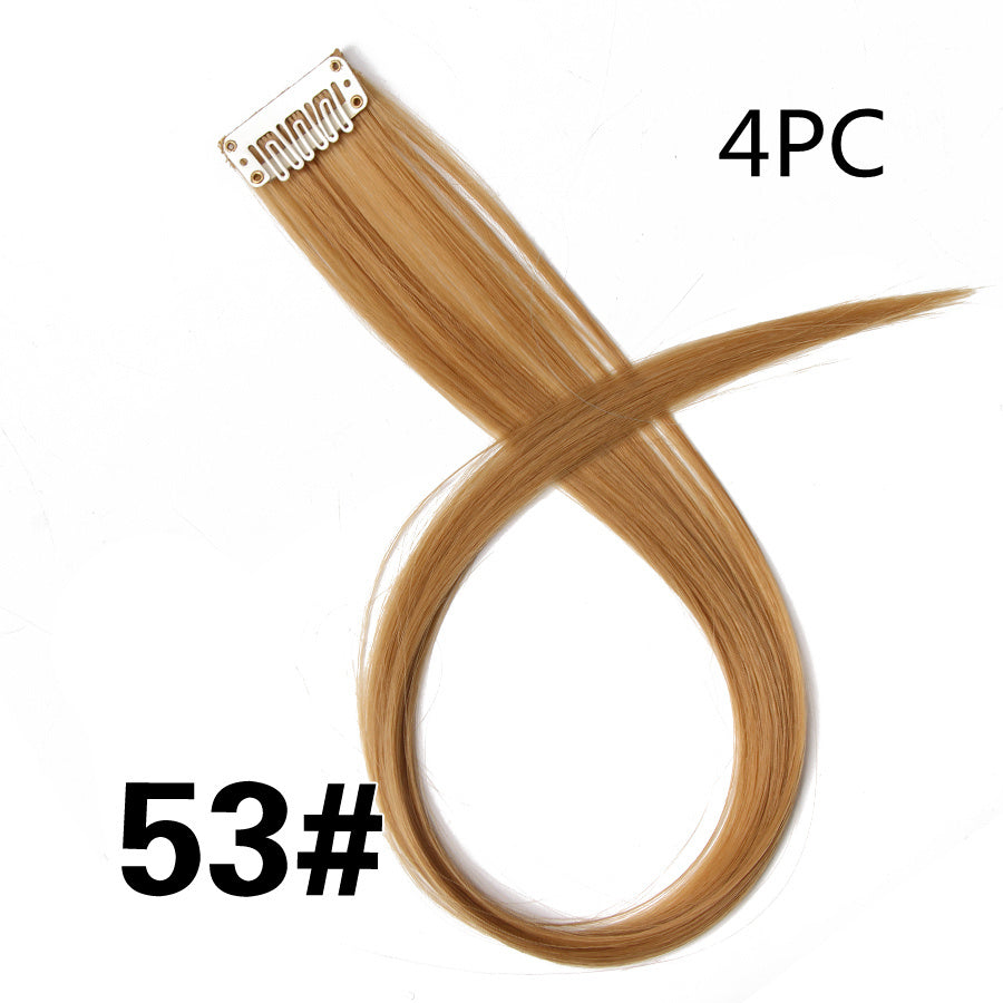 KTX-001683 18-Inch Wig Hair Extension in Vibrant Color with Natural Appearance