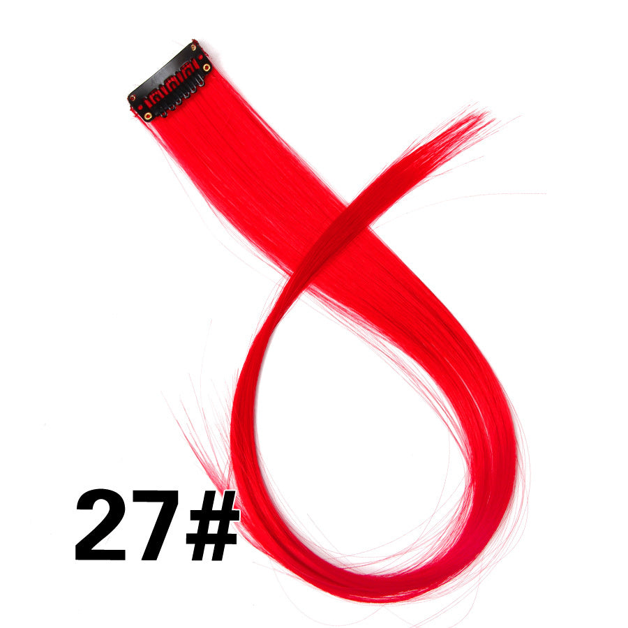 KTX-001683 18-Inch Wig Hair Extension in Vibrant Color with Natural Appearance