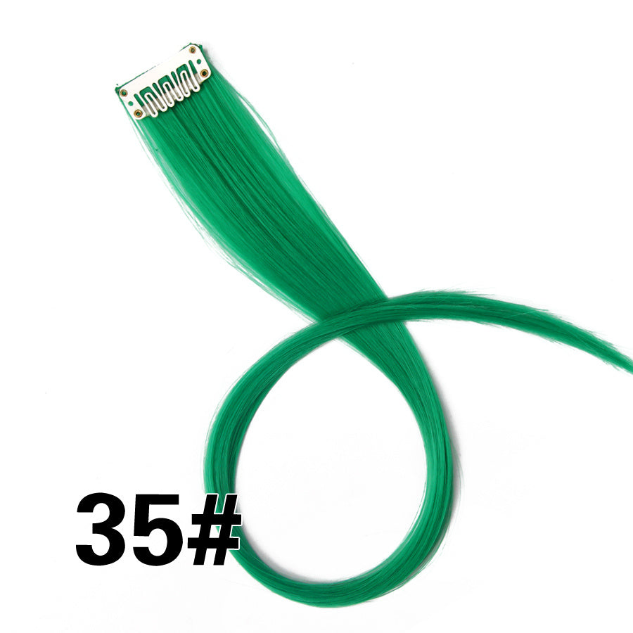 KTX-001683 18-Inch Wig Hair Extension in Vibrant Color with Natural Appearance