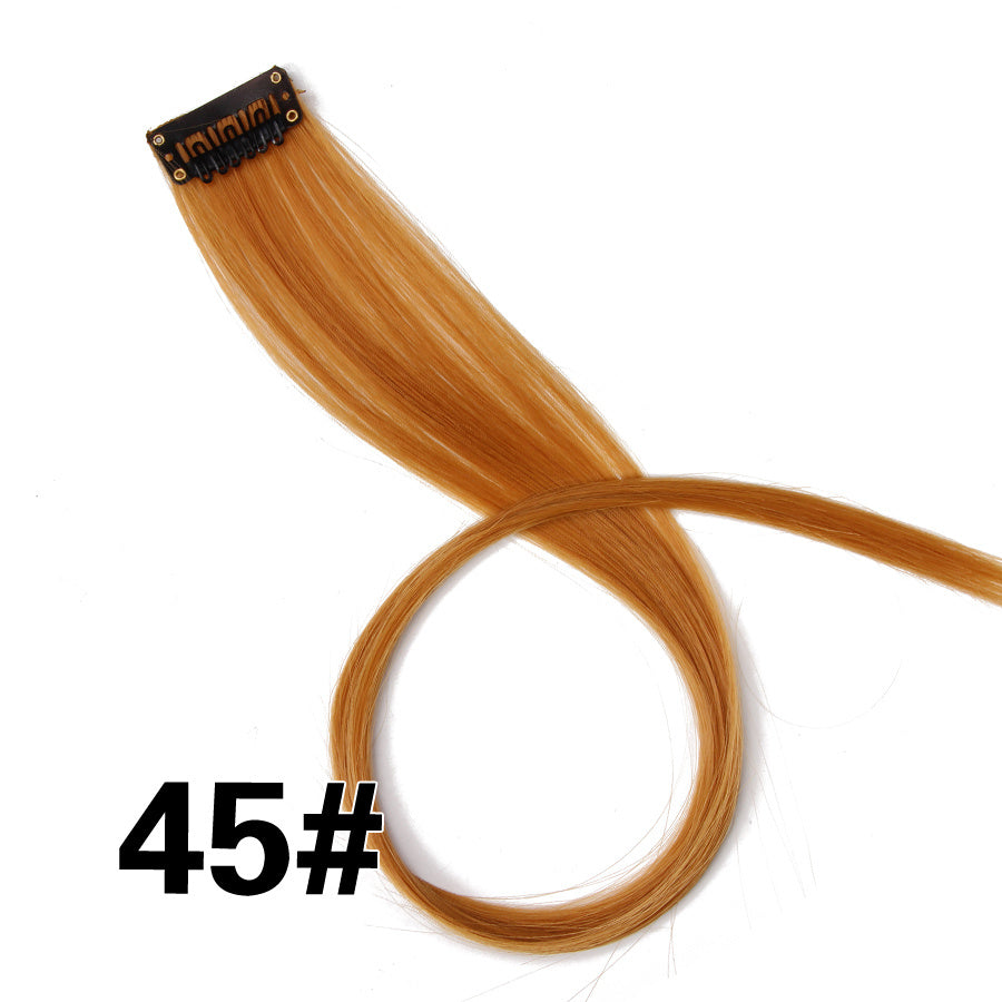 KTX-001683 18-Inch Wig Hair Extension in Vibrant Color with Natural Appearance