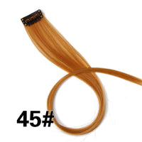 HKM-001683 18-Inch Wig Hair Extension in Vibrant Color with Natural Appearance