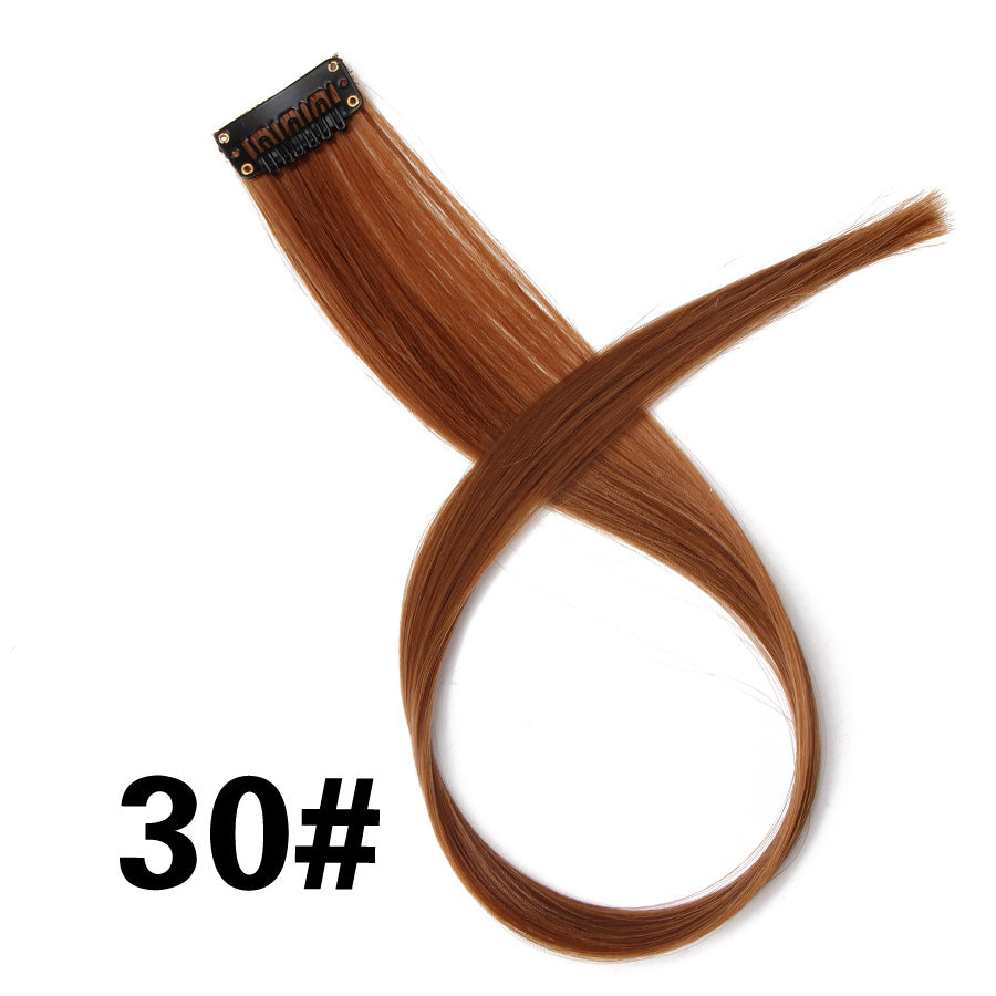 KTX-001683 18-Inch Wig Hair Extension in Vibrant Color with Natural Appearance