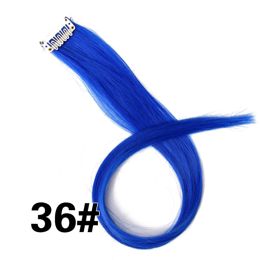 KTX-001683 18-Inch Wig Hair Extension in Vibrant Color with Natural Appearance