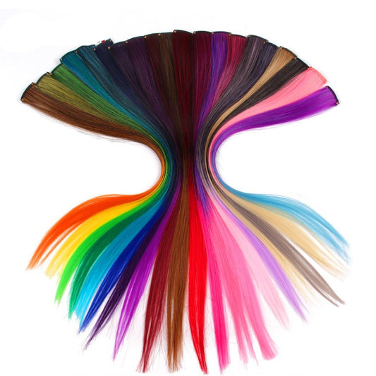 KTX-001683 18-Inch Wig Hair Extension in Vibrant Color with Natural Appearance