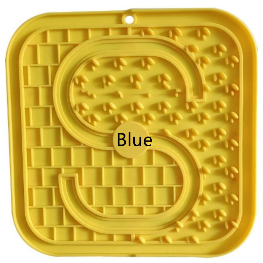 HKM-706195 Silicone Slow Food Mat for Pets - Eco-Friendly, Available in Multiple Colors