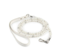 HKM-137171 Handmade Dog Pearl Collar and Wire Chain Set - Casual Style, Multiple Sizes Available
