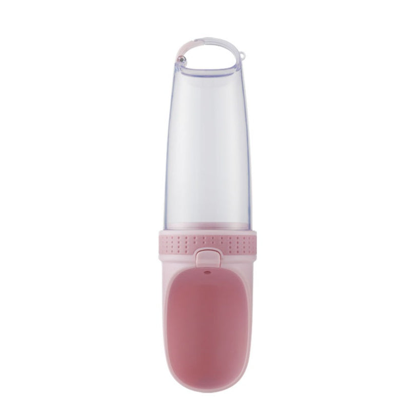 HKM-981843 Pet Travel Water Cup - 500ML Portable Plastic Container in Multiple Colors: Green, Blue, Gray, Pink, White