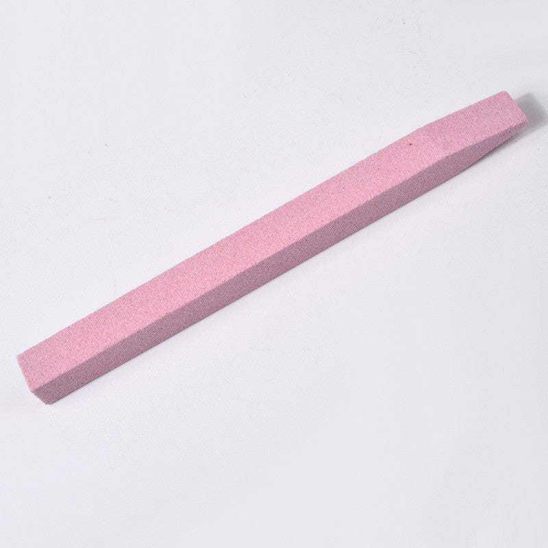 HKM-550739 Nail Quartz Abrasive Grinding Stick in Pink and Dark Green - One Piece