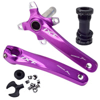 HKM-130067 Hollow Integrated Aluminum Alloy Crank for Mountain Bikes