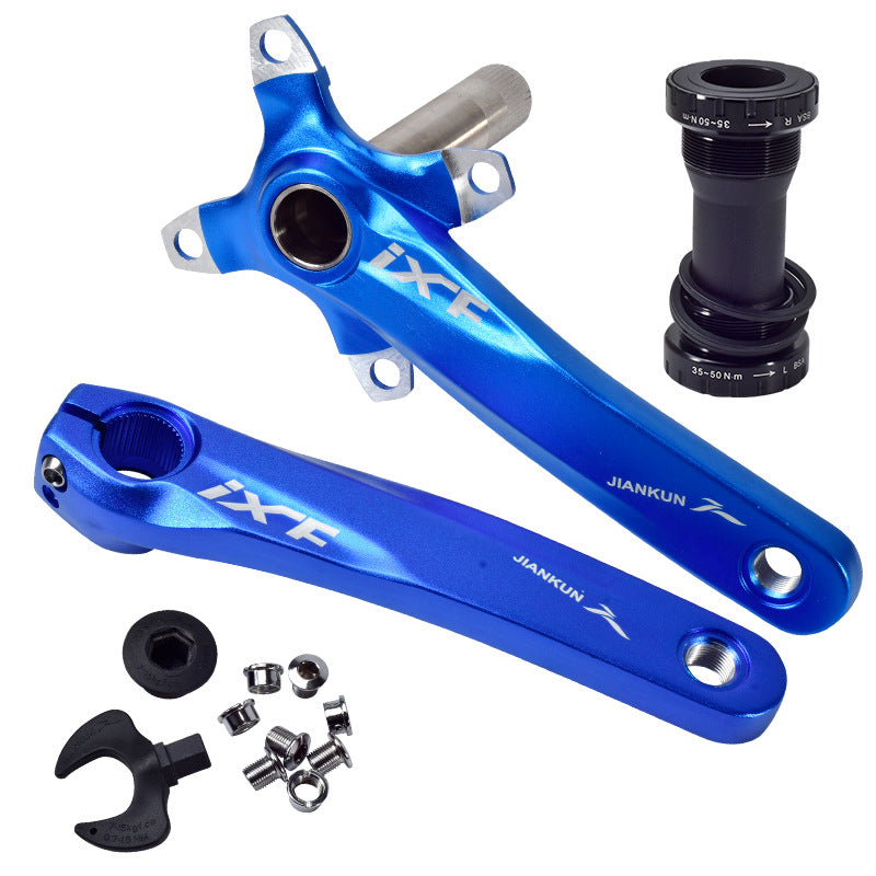 HKM-130067 Hollow Integrated Aluminum Alloy Crank for Mountain Bikes