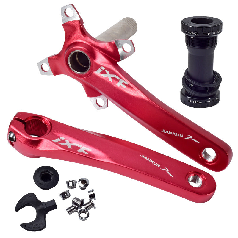 HKM-130067 Hollow Integrated Aluminum Alloy Crank for Mountain Bikes