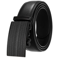 HKM-758931 Men's Casual Leather Belt with Multi-style Two-layer Buckle - Model LY36-000010-1