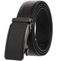 HKM-758931 Men's Casual Leather Belt with Multi-style Two-layer Buckle - Model LY36-000010-1