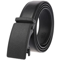 HKM-758931 Men's Casual Leather Belt with Multi-style Two-layer Buckle - Model LY36-000010-1