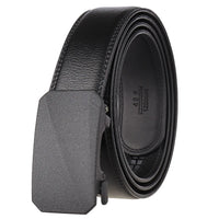 HKM-758931 Men's Casual Leather Belt with Multi-style Two-layer Buckle - Model LY36-000010-1