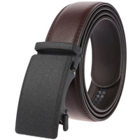 HKM-758931 Men's Casual Leather Belt with Multi-style Two-layer Buckle - Model LY36-000010-1