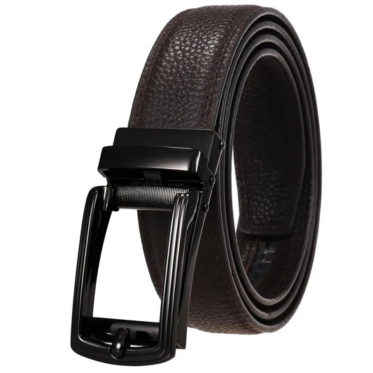 HKM-102419 Genuine Leather 3.0CM Belt - Model LY33-2013-5
