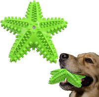 HKM-689427 Natural Toothbrush for Small and Medium Dogs - Starfish Design for Effective Teeth Cleaning