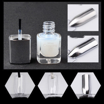HKM-810579 Mirror Effect Metallic Nail Polish with Steel Balls for Stunning Nail Art