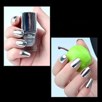 HKM-810579 Mirror Effect Metallic Nail Polish with Steel Balls for Stunning Nail Art