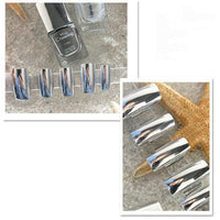 HKM-810579 Mirror Effect Metallic Nail Polish with Steel Balls for Stunning Nail Art