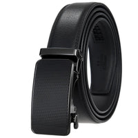 HKM-511443 Men's 3.0CM Cowhide Automatic Buckle Belt - Versatile Fashion Accessory