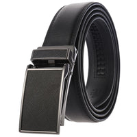 HKM-511443 Men's 3.0CM Cowhide Automatic Buckle Belt - Versatile Fashion Accessory