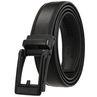 HKM-511443 Men's 3.0CM Cowhide Automatic Buckle Belt - Versatile Fashion Accessory