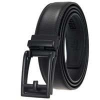HKM-511443 Men's 3.0CM Cowhide Automatic Buckle Belt - Versatile Fashion Accessory