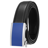 HKM-511443 Men's 3.0CM Cowhide Automatic Buckle Belt - Versatile Fashion Accessory