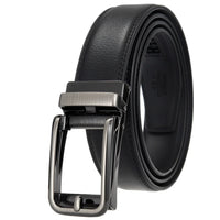 HKM-511443 Men's 3.0CM Cowhide Automatic Buckle Belt - Versatile Fashion Accessory