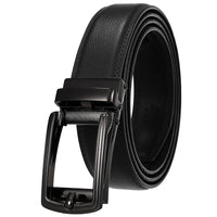 HKM-511443 Men's 3.0CM Cowhide Automatic Buckle Belt - Versatile Fashion Accessory