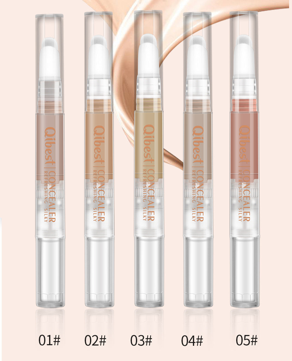 HKM-752531 Waterproof and Sweat-Resistant Concealer Stick for Flawless Nude Makeup