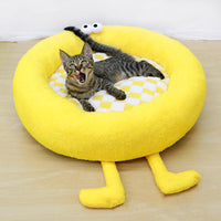 HKM-809939 Cozy Plush Nest for Small to Medium Dogs - Thick Warm Mat for Autumn and Winter Sleep