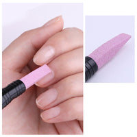 HKM-004883 Double-Ended Quartz Cleanser Pen for Nail Care and Dead Skin Removal, 14.2CM, PP Material