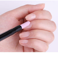 HKM-004883 Double-Ended Quartz Cleanser Pen for Nail Care and Dead Skin Removal, 14.2CM, PP Material