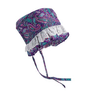 HKM-294099 Stylish Lace Dog Sun Hat - Monochrome TC Cloth Pet Headgear, Size S/M/L