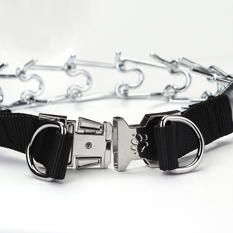 HKM-311379 Adjustable Iron Dog Training Chain Collar - 4.0MM Thickness, 60CM Length