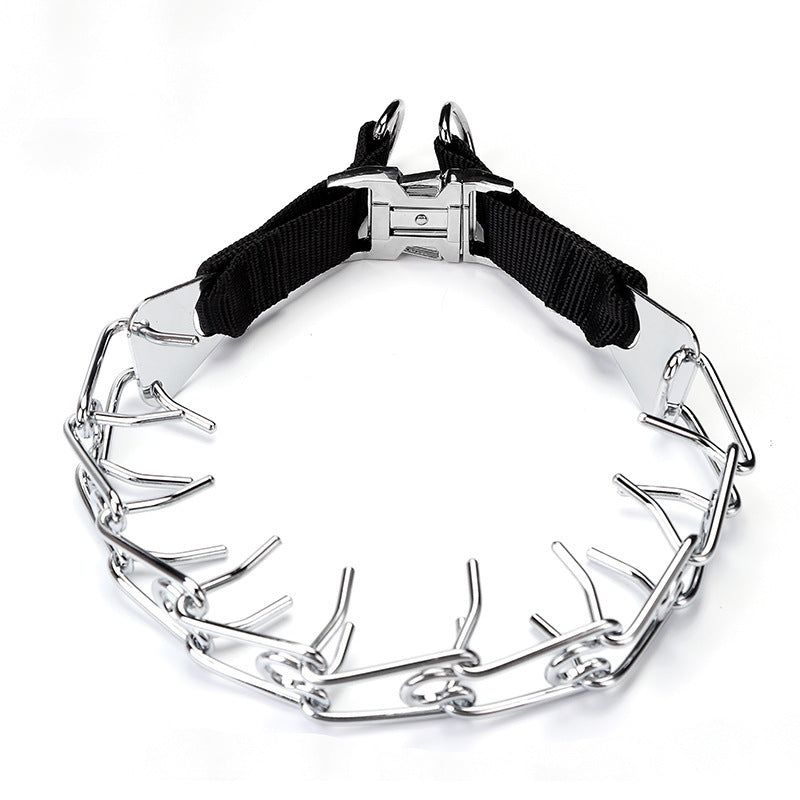 HKM-311379 Adjustable Iron Dog Training Chain Collar - 4.0MM Thickness, 60CM Length