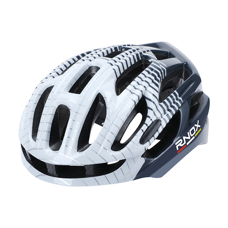KTX-940371 Striped Electric Motorcycle Helmet for Enhanced Visibility and Safety